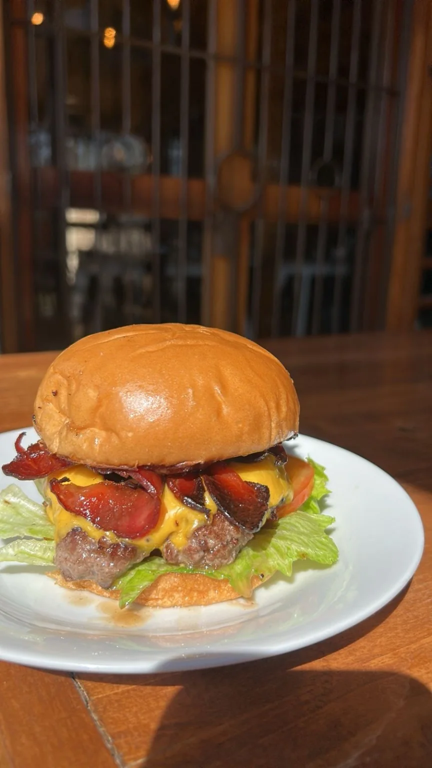Hamburguesa en Casa Leon